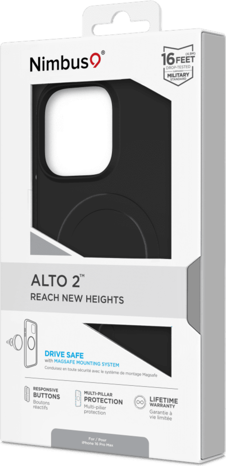 Alto 2 MagSafe Case Black for iPhone 16 Pro Max