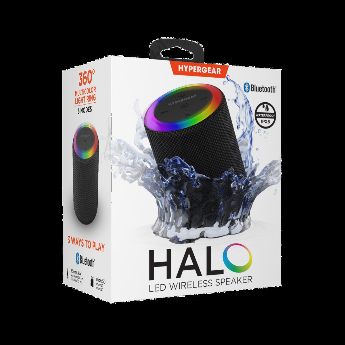 <p>The HyperGear Halo Wireless LED Speaker is a waterproof speaker designed with a dynamic multicolour beat-synced light show - perfect for pool parties!</p>