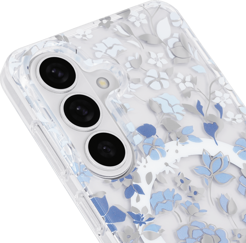 Kate Spade - Étui protecteur avec aimant pour Samsung Galaxy S26 Plus - Flowerbed Blue