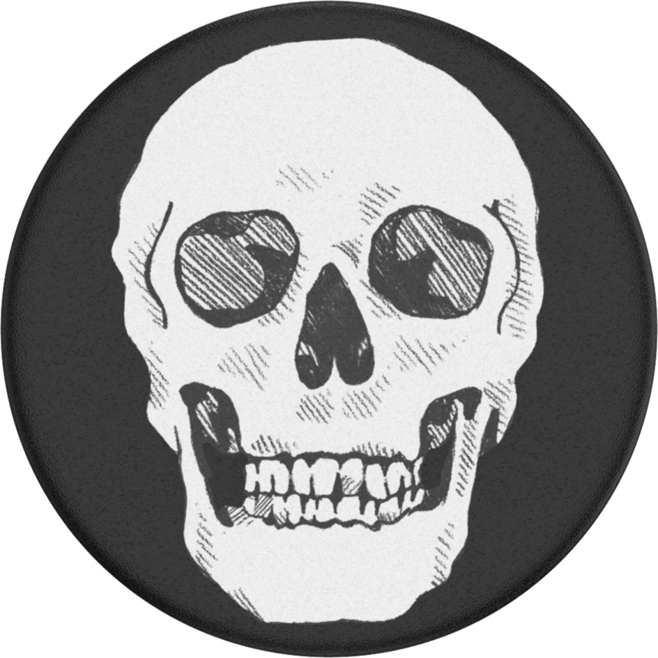 PopSockets 804374 PopGrip Shaky Bones Blanc