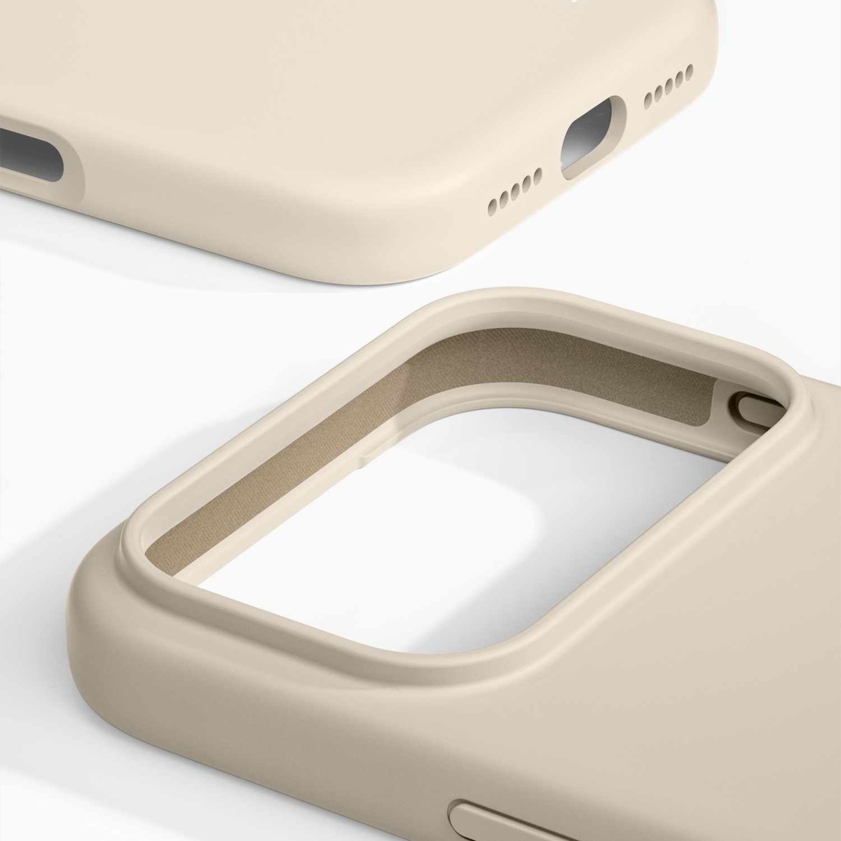 Ideal of Sweden - Coque en silicone MagSafe Cloud Dancer pour iPhone 18 Pro Max/17 Pro Max