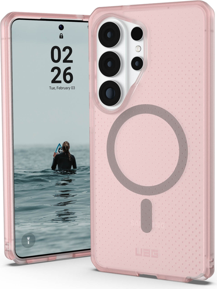 The UAG Dot case keeps devices protected without sacrificing style, featuring soft-touch silicone, a micro-perforated design, and a built-in magnet for magnetic accessories.