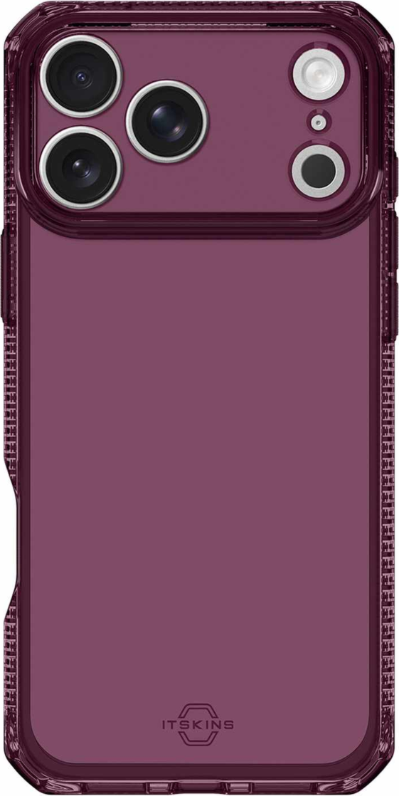 ITSKINS - Coque transparente Spectrum_R, couleur prune, pour iPhone 18 Pro Max/17 Pro Max