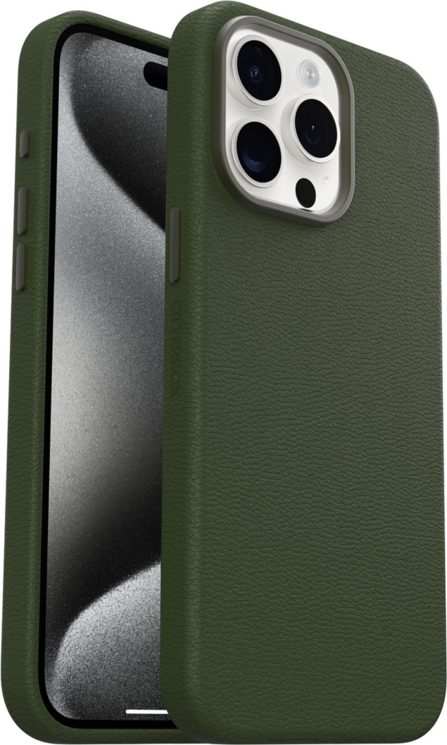 Crafted from organically grown and sustainably harvested nopal cactus, the Otterbox Symmetry Series Cactus Leather case for MagSafe offers a sustainable alternative to traditional leather products.