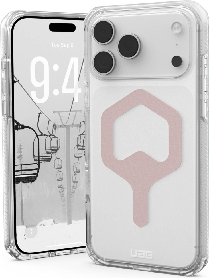 Coque Plyo MagSafe Urban Armor Gear (UAG) pour Apple iPhone 17 Pro Max – glace et blanc