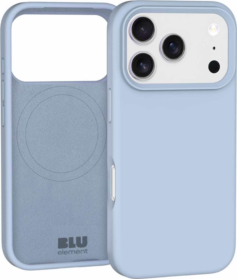 Blu Element - Silicone MagSafe Case Pastel Blue for iPhone 17 Pro