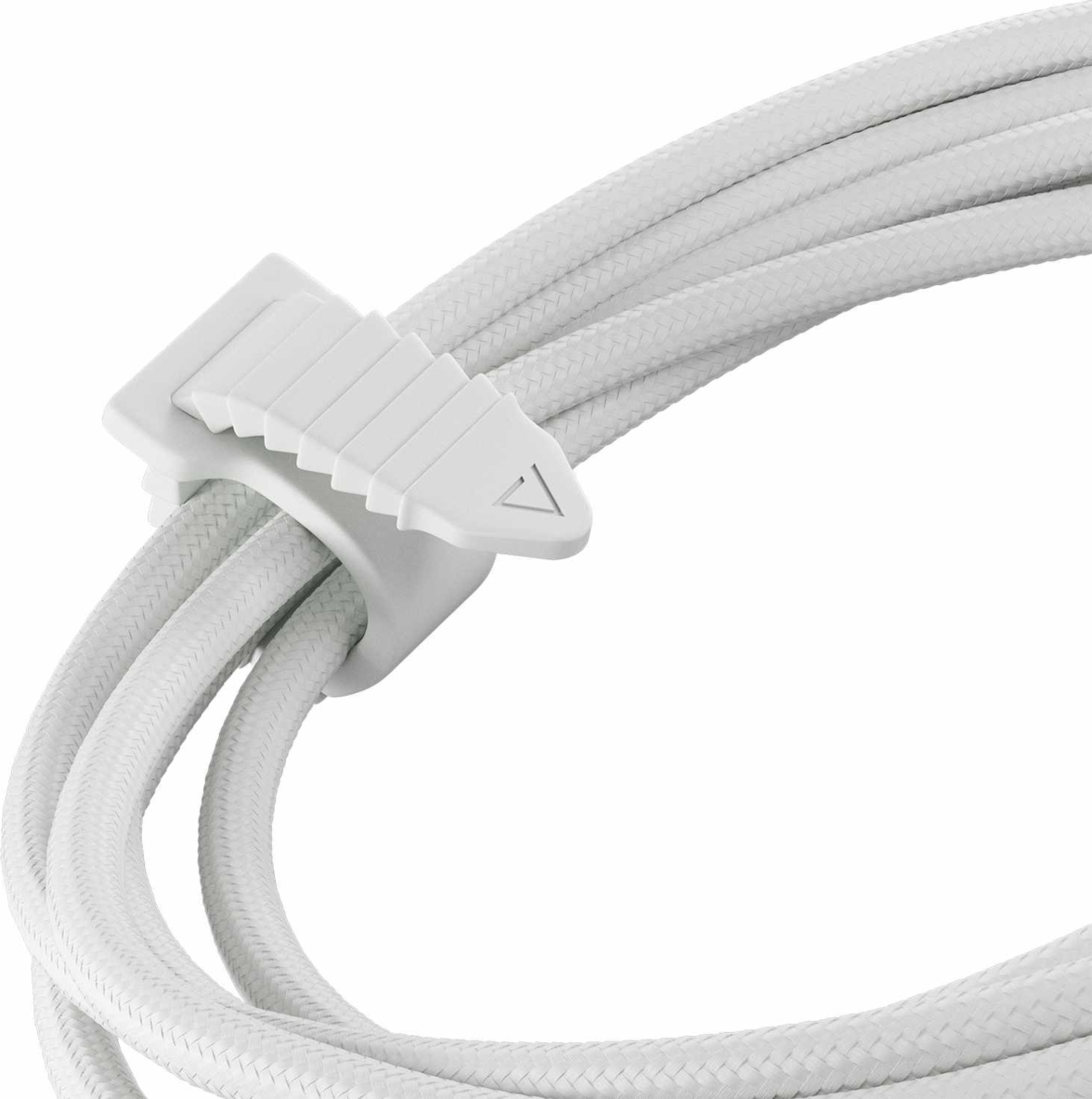 Statik - Câble de charge/synchronisation tressé en nylon PowerPivot Pro USB-C vers USB-C 6,6 pi Blanc