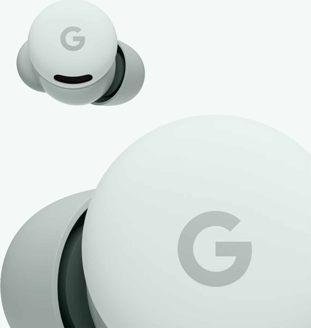 Google - Pixel Buds A 2nd Gen Fog with Active Noise Cancellation