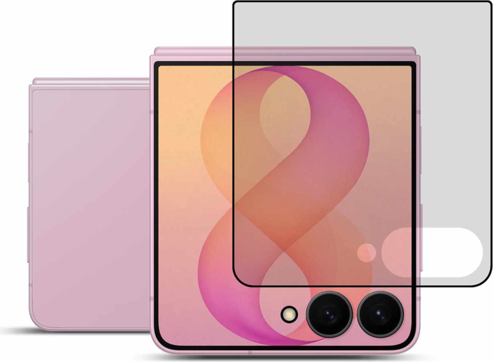 22 Cases - Privacy Full Glue Full Cover Screen Protector for Samsung Galaxy Z Flip8/Z Flip7