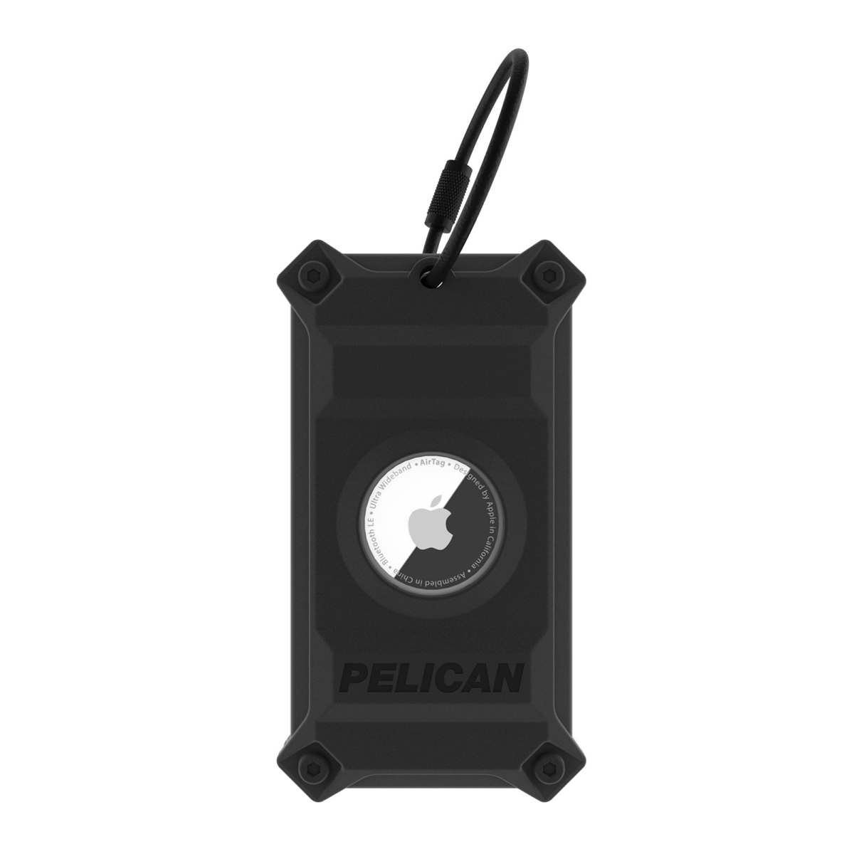 Étiquette de bagage Pelican Protector pour Apple AirTag - Noir