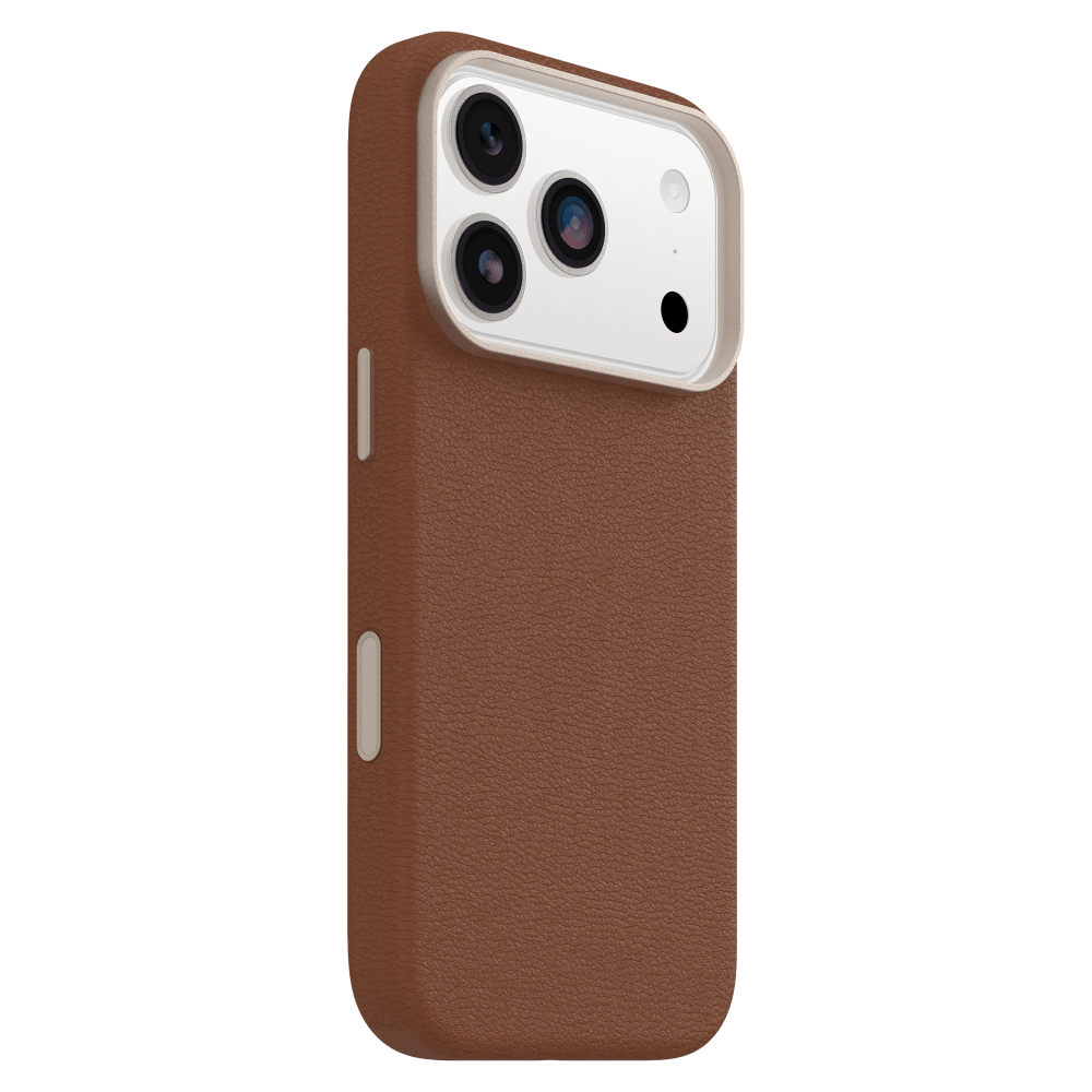 Crafted from organically grown and sustainably harvested nopal cactus, the Otterbox Symmetry Series Cactus Leather case for MagSafe offers a sustainable alternative to traditional leather products.