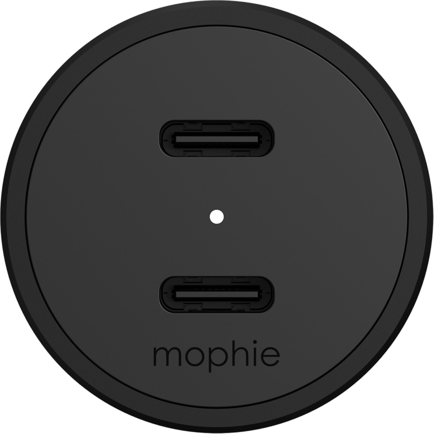 Mophie 60W Dual USB-C Car Charger - Black