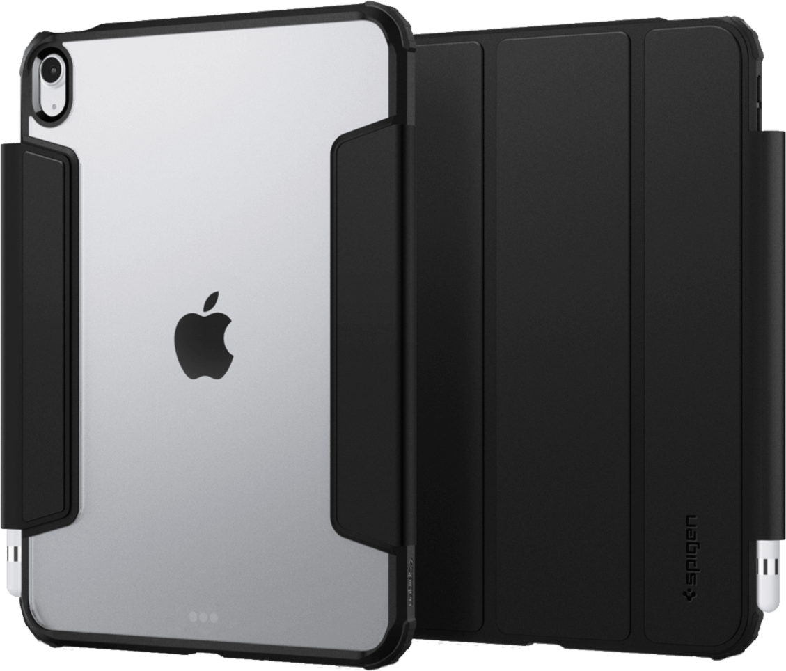 Spigen Crystal Hybrid Pro pour iPad 10.9 po 10ème gén (2022) - Noir