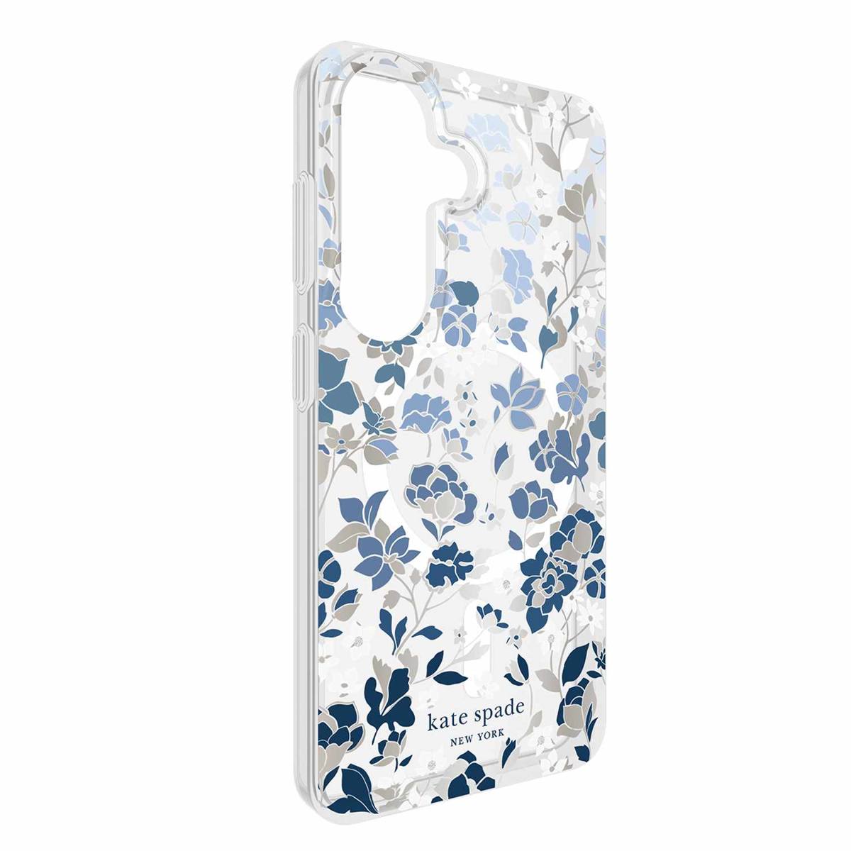Kate Spade - Étui de protection avec aimants Flowerbed Blue pour Samsung Galaxy S26