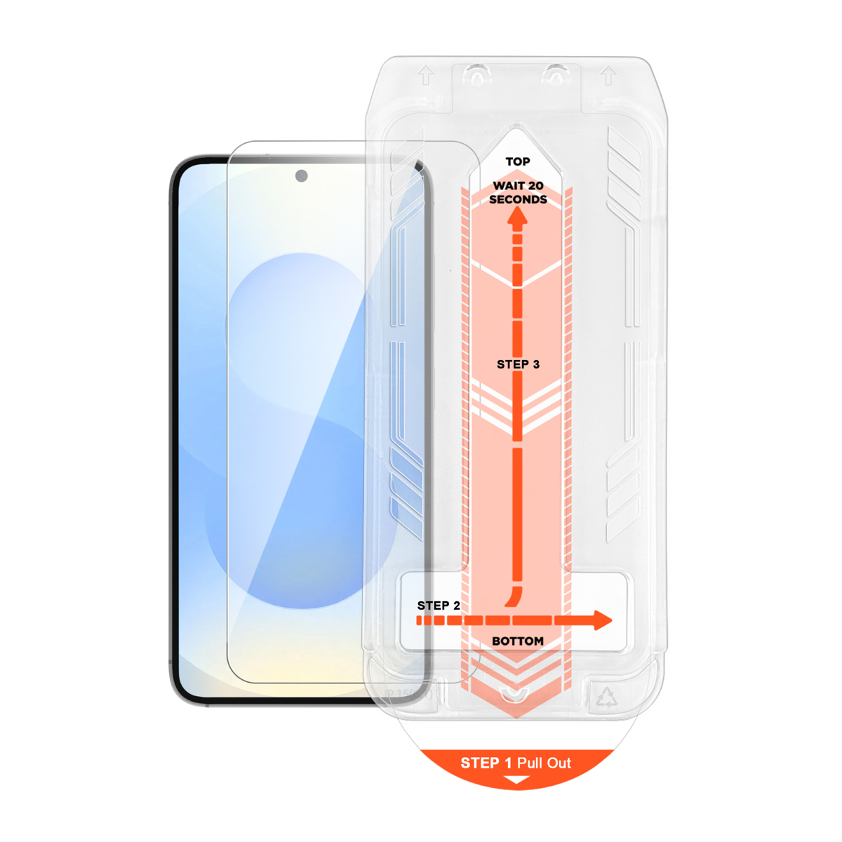 Samsung Galaxy S25 Edge HyperGear Tempered Glass Screen Protector w/Installation Applicator Tray