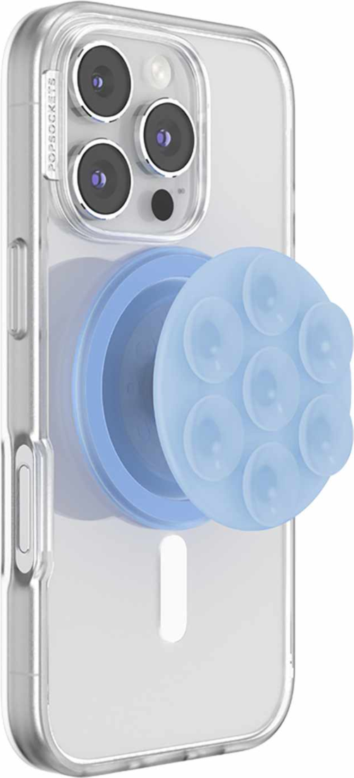 PopSockets 807714 PopGrip Suck-Up pour MagSafe Rond avec Adaptateur Frost