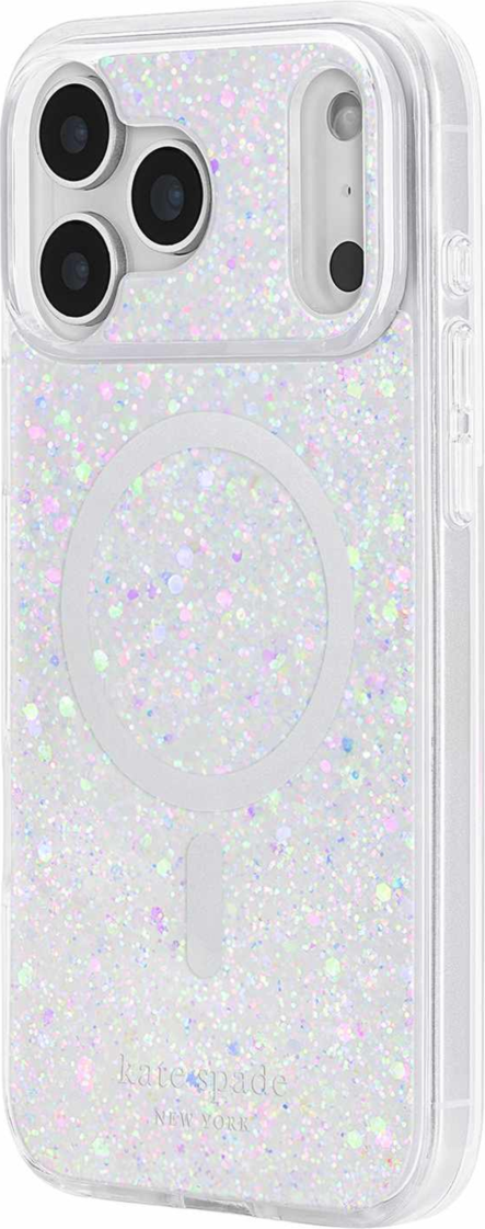 Kate Spade - Protective MagSafe Case Chunky Glitter Iridescent for iPhone 18 Pro/17 Pro