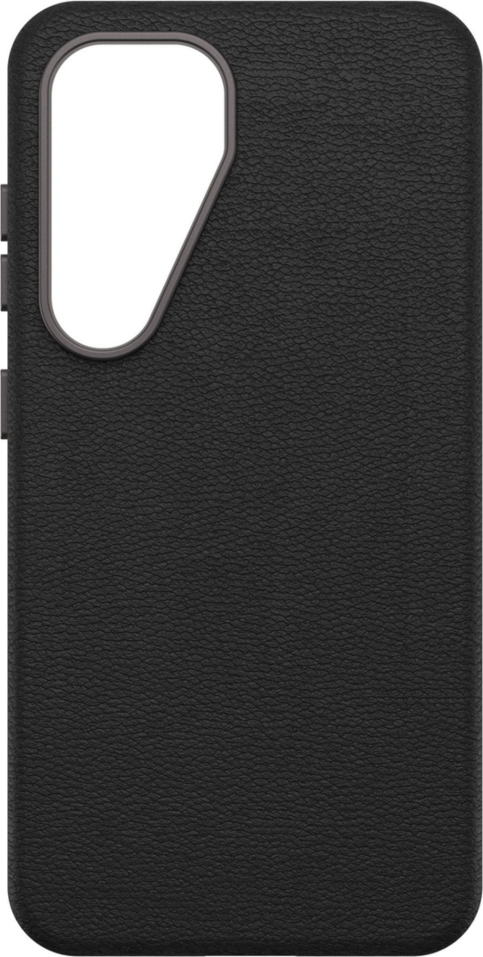 OtterBox - Étui Symmetry en cuir de cactus pour Samsung Galaxy S25 - Noir Ash