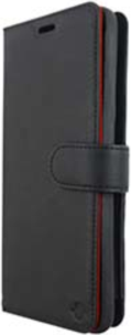 Galaxy S20+ Nutrisiti 2-in-1 Eco Leather Folio & Detachable Case - Black/Red