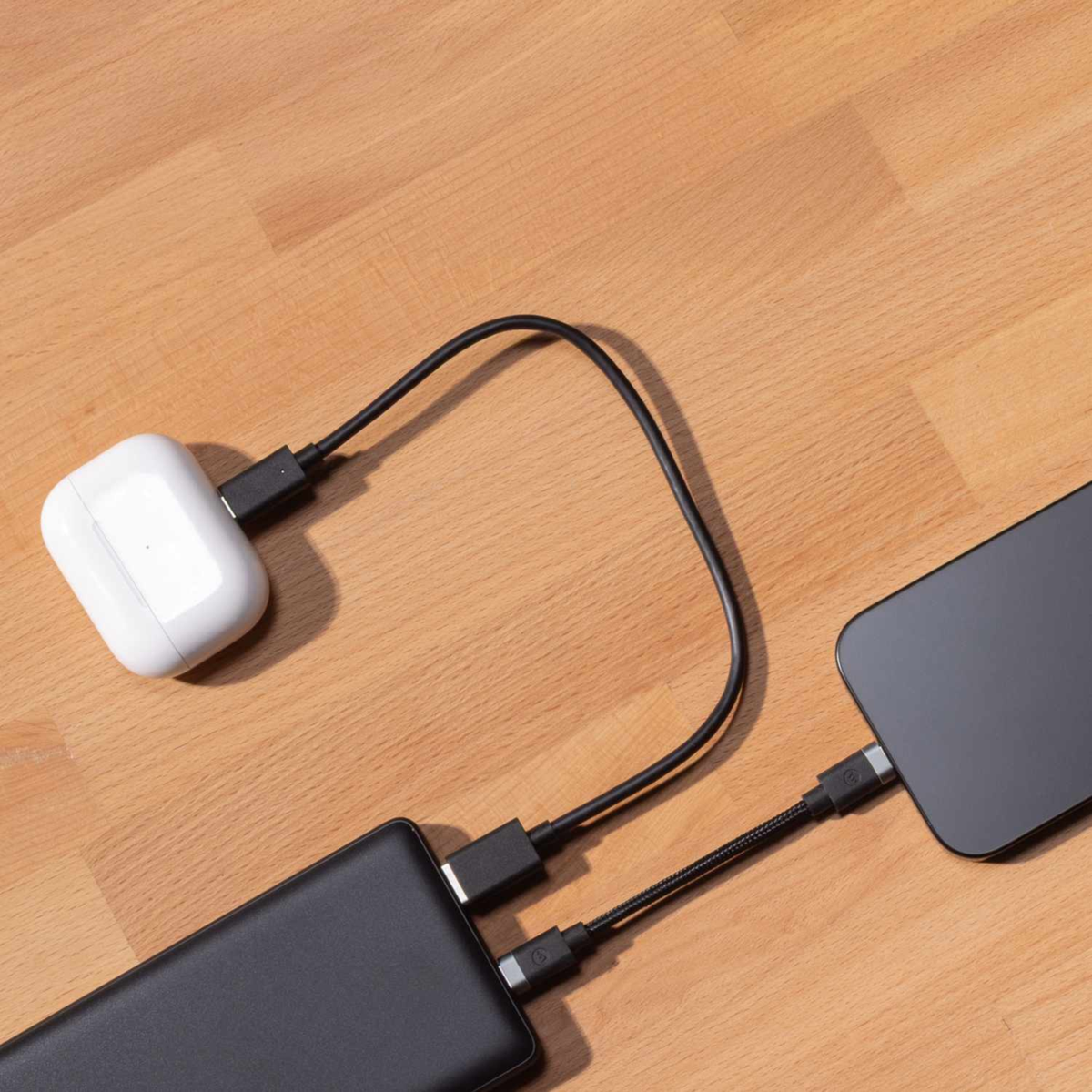 The Mophie 10,000 mAh Power Boost is a universal power bank for everyday portable power and has two USB charging ports to quickly charge multiple devices.