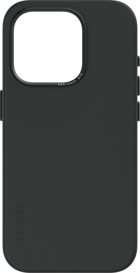 Decoded Silicone Backcover pour iPhone 15 Pro - Graphène