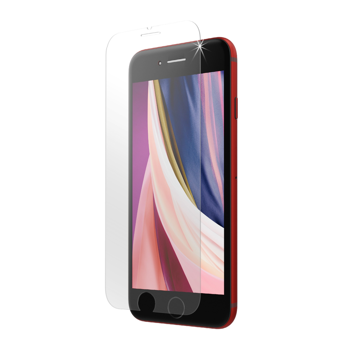 iPhone SE HyperGear HD Tempered Glass Screen Protector w/ Easy Installation Applicator Tra