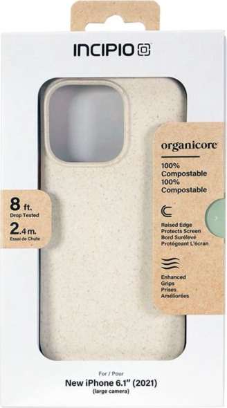 Incipio - Organicore Case for Apple iPhone 13 Pro - Natural/Peach/Clear