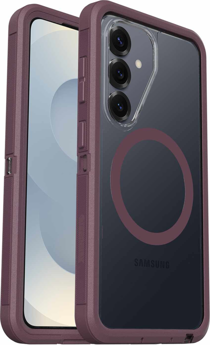 OtterBox - Defender Pro XT Clear Case w/Magnets Purple Mystery for Samsung Galaxy S26