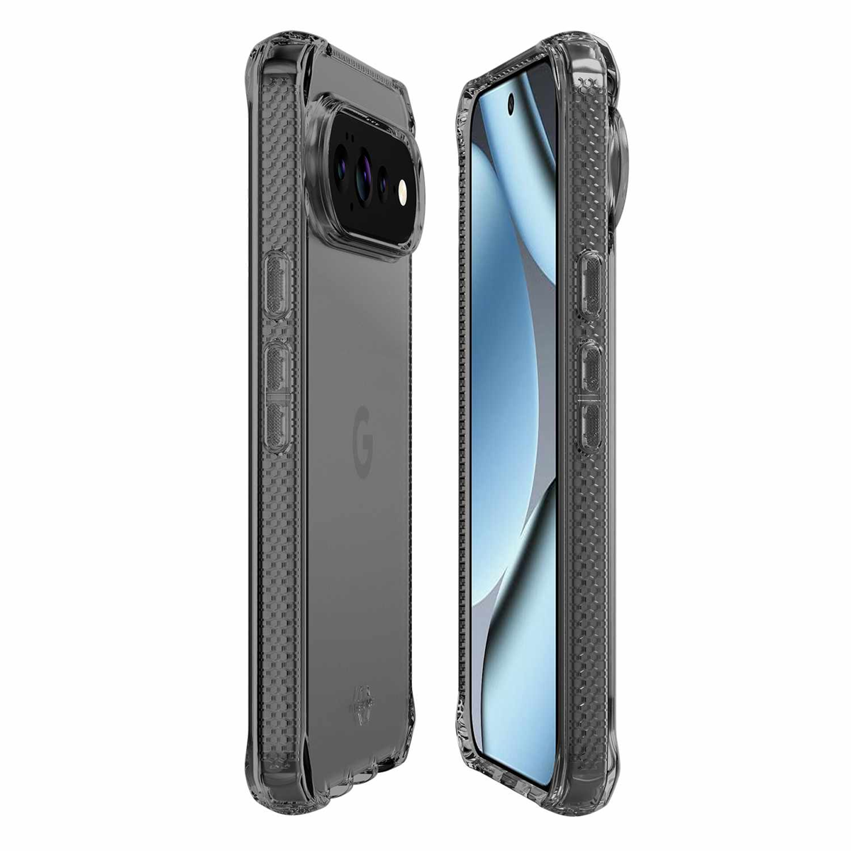 ITSKINS - Spectrum_R Clear Case Smoke for Google Pixel 11/11 Pro/10/10 Pro