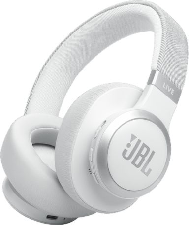 Jbl - Live 770nc Bluetooth Over Ear Headphones - White | WIRELESSWAVE
