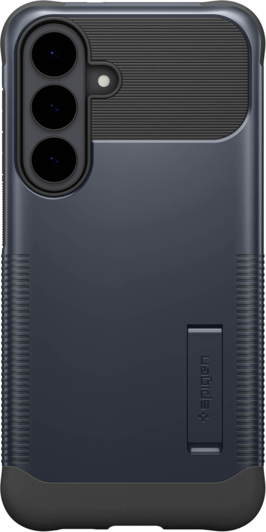 The Slim Armor MagFit delivers dual-layer PC and TPU protection with military-grade drop defense, built-in magnets, and a kickstand for secure, hands-free use.