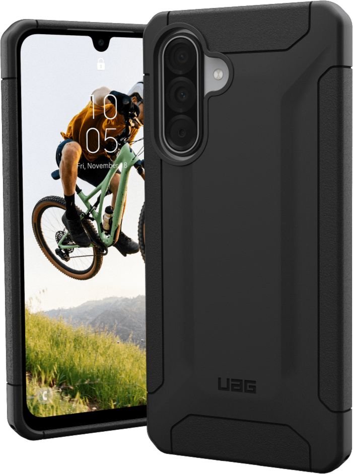 Inspired by modern wanderers, the UAG Scout Series case features a featherlight composite construction of strong and durable TPU.
