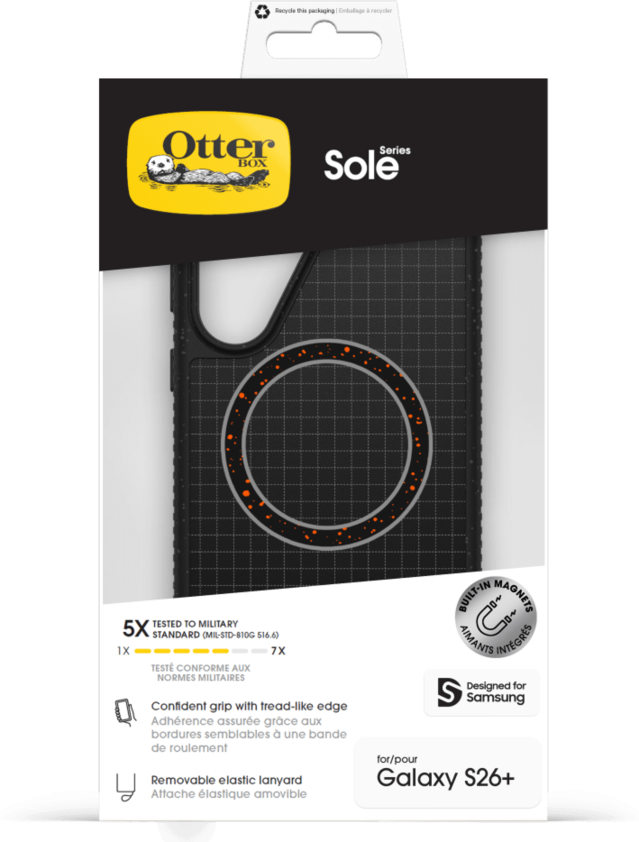 OtterBox - Sole Magnetic Case for Samsung Galaxy S26 Plus - Midnight Circuit