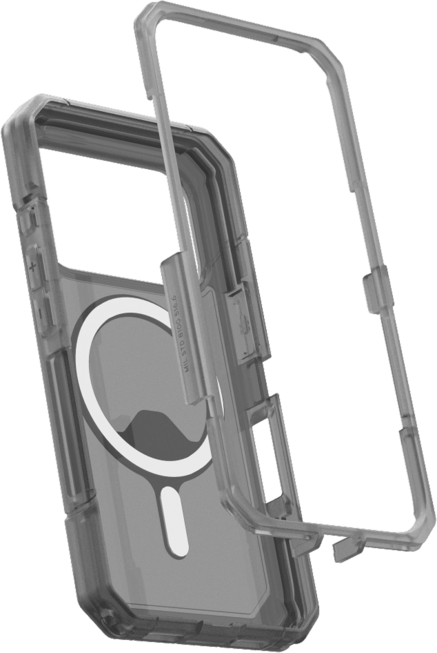 UAG - Coque robuste Trooper MagSafe couleur Ash pour iPhone 17 Pro