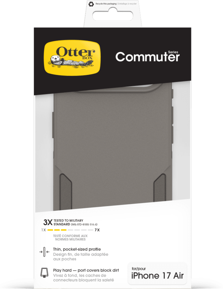 The OtterBox Commuter Series with MagSafe is a rugged, pocket-friendly case offering 3X military standard drop protection and features built-in magnets for MagSafe accessories.
