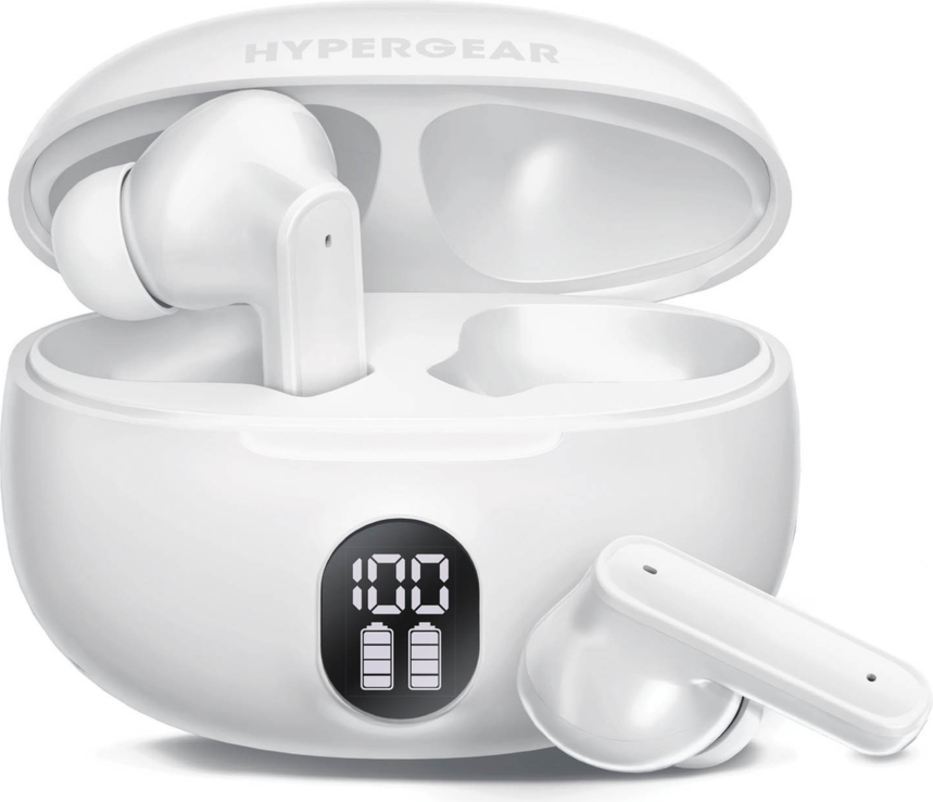 HyperGear HyperBudz ANC True Wireless Earbuds - White