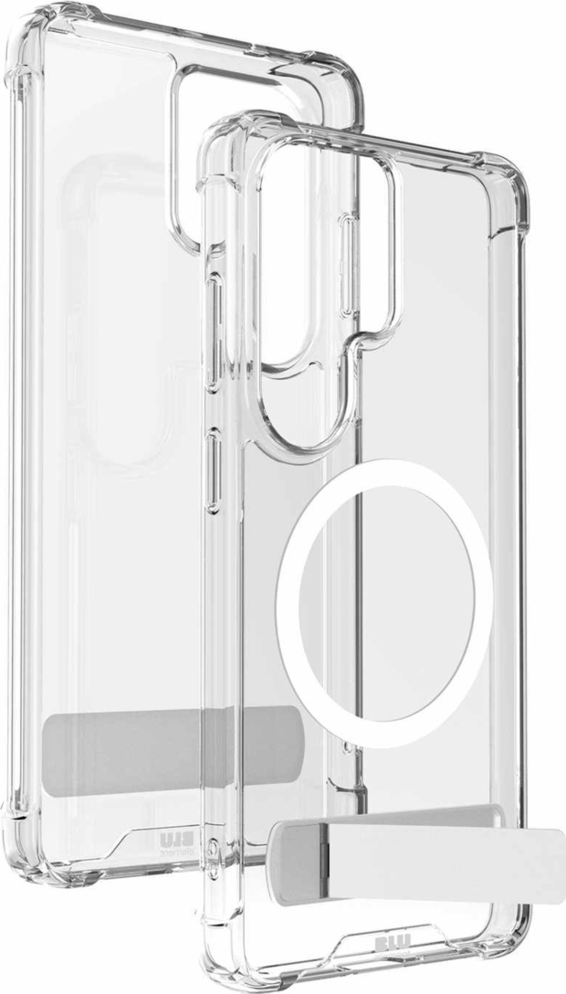 Blu Element BEDZKSS263 Étui DropZone Rugged Kickstand avec Magnets Clear pour Samsung Galaxy S26 Ultra