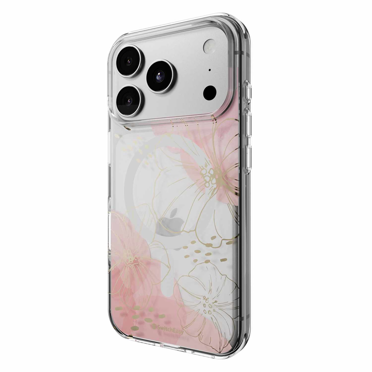 SwitchEasy - Fleur M3D Patterned Protective Case Gold for iPhone 18 Pro/17 Pro