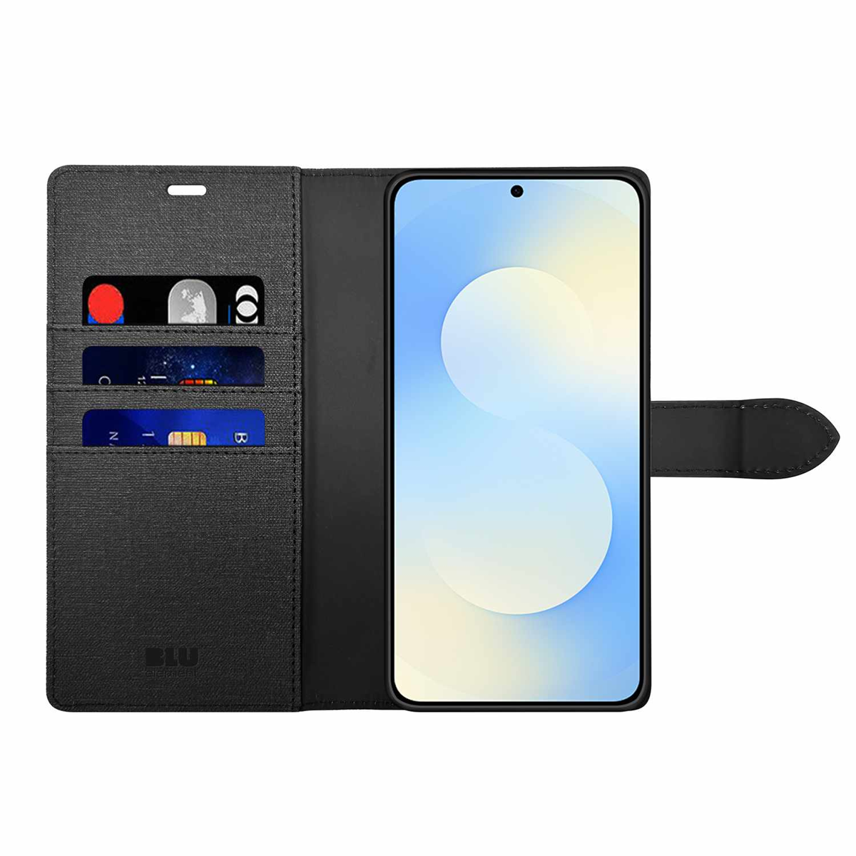 Blu Element BEF21S261 ÉtuiFolio 2-en-1 Noir pour Samsung Galaxy S26