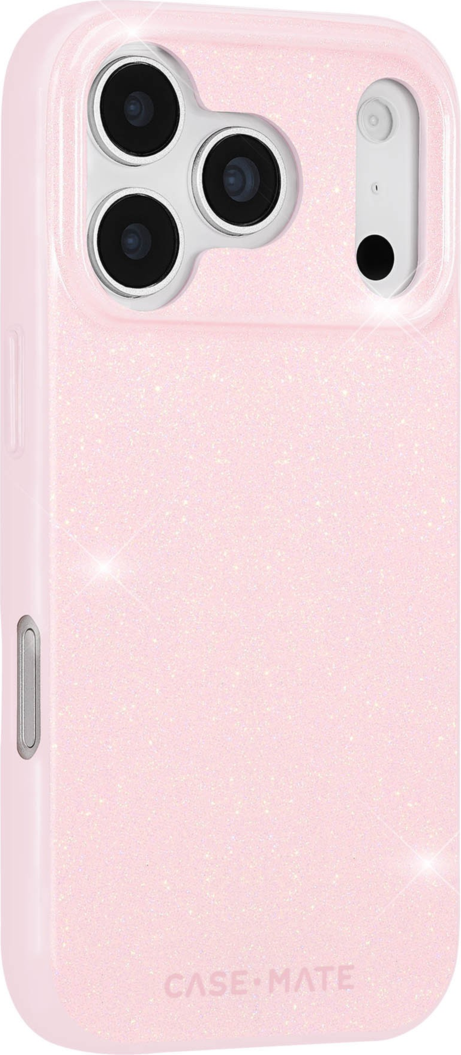 Case-Mate - Étui MagSafe opaque Twinkle pour Apple iPhone 18 Pro/17 Pro - Rose ballerine