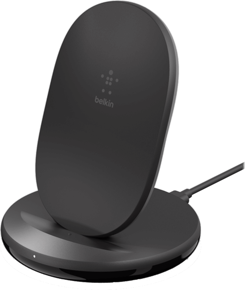 Belkin WIB002ttBK Support de Charge sans Fil BOOSTCHARGE 15W + Chargeur Mural QC 3.0 24W Noir