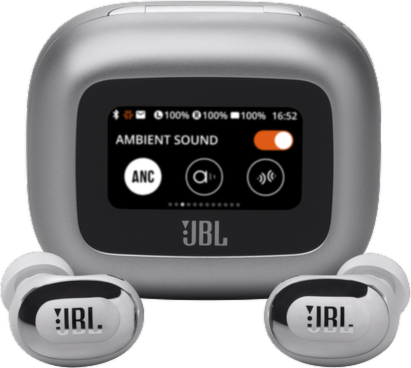 JBL - Live Buds 3 True Wireless Earbuds - Silver