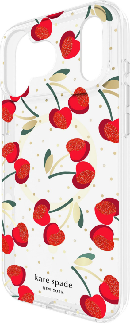 Kate Spade - Protective MagSafe Case for Apple iPhone 17 Pro Max - Cherry Dot