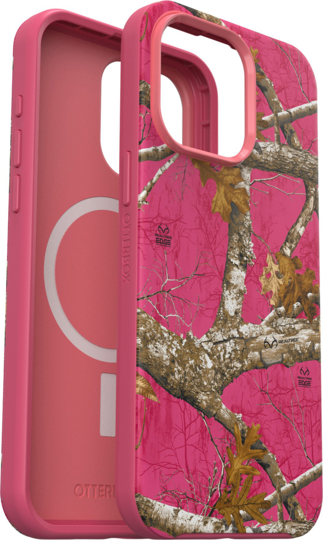 Otterbox - Symmetry Graphics Magsafe Case For Apple Iphone 15 Pro Max  - Flamingo Pink