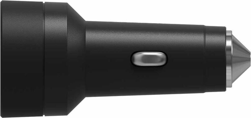 Chargeur de voiturede de 60 W avec deux ports USB-C PD de Mophie, noir