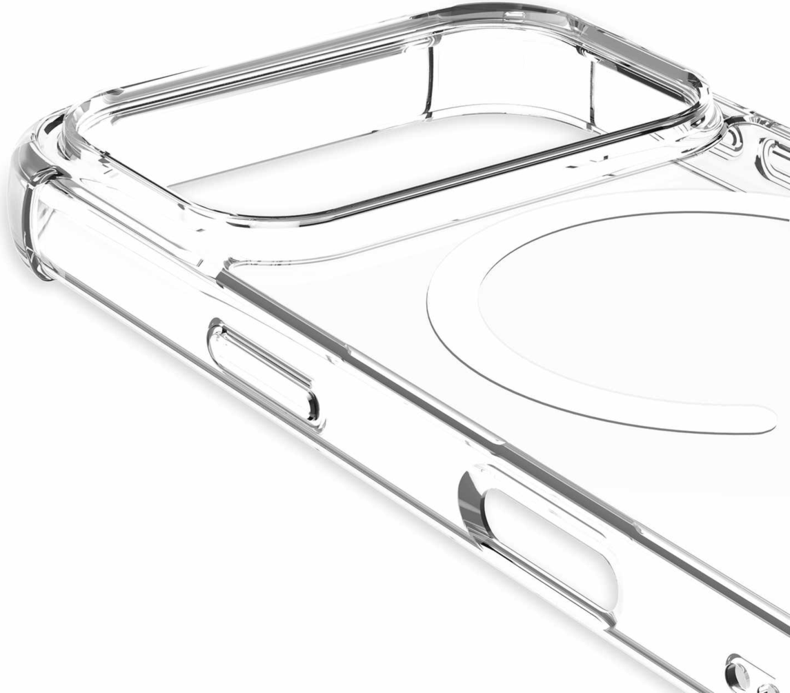 Blu Element - DropZone Rugged MagSafe Case Clear for iPhone 17 Pro Max