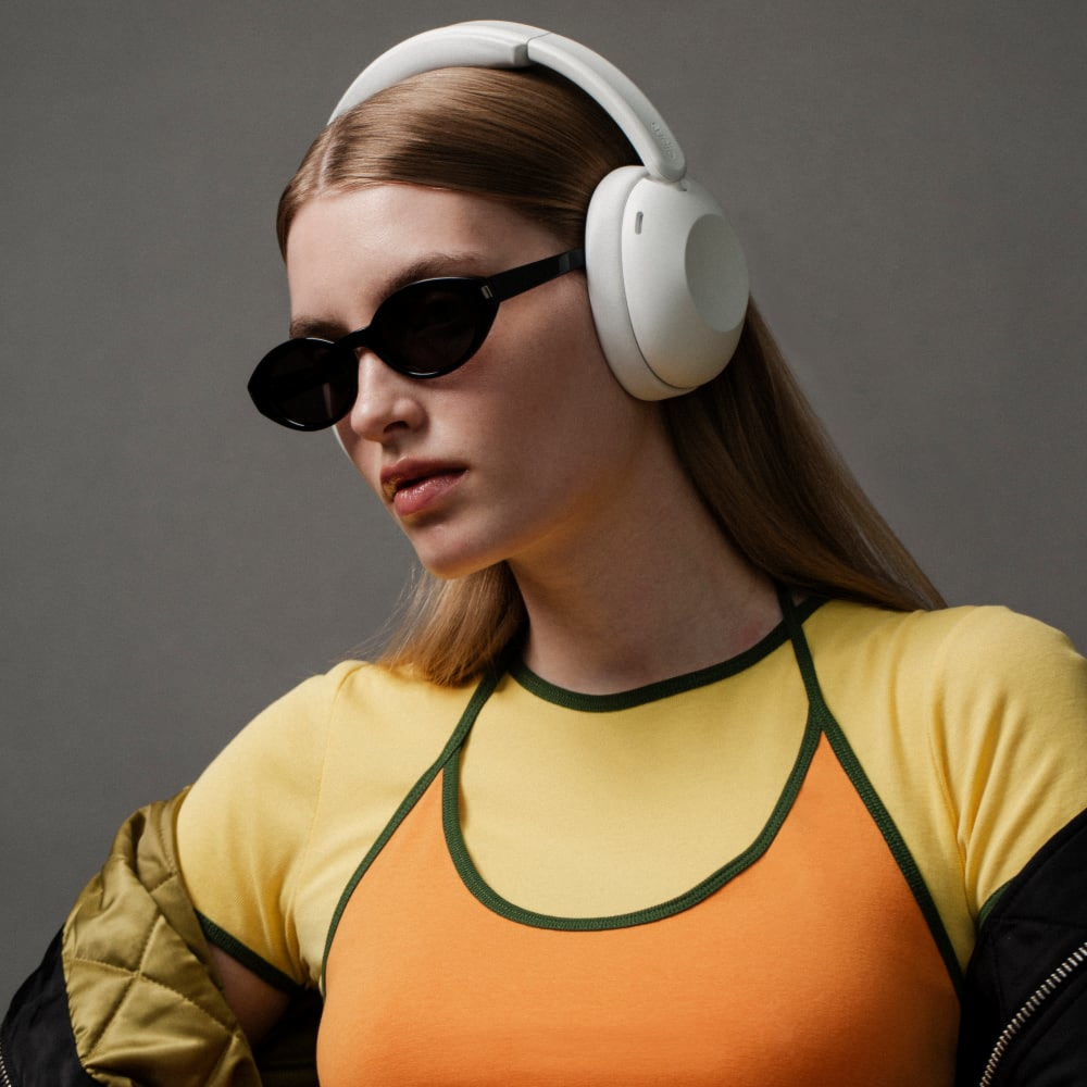 Casque d’écoute supra-auriculaire K3 avec ANC de Sudio Blanc
