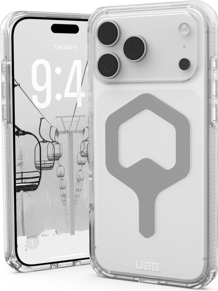Coque Plyo MagSafe Urban Armor Gear (UAG) pour Apple iPhone 17 Pro Max – glace et blanc