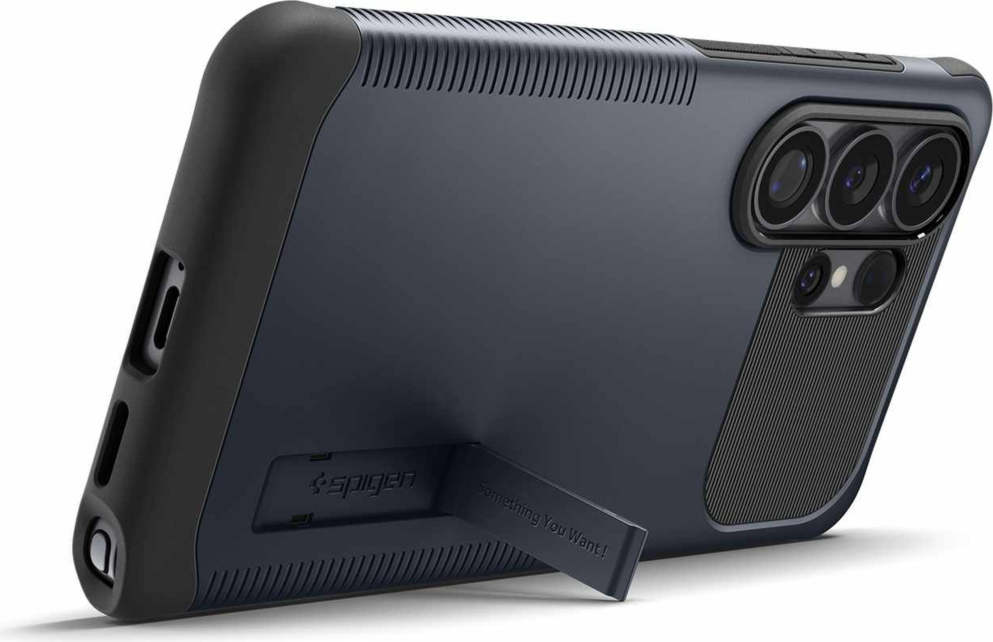 Spigen - Slim Armor Case w/Magnets Metal Slate for Samsung Galaxy S26 Ultra