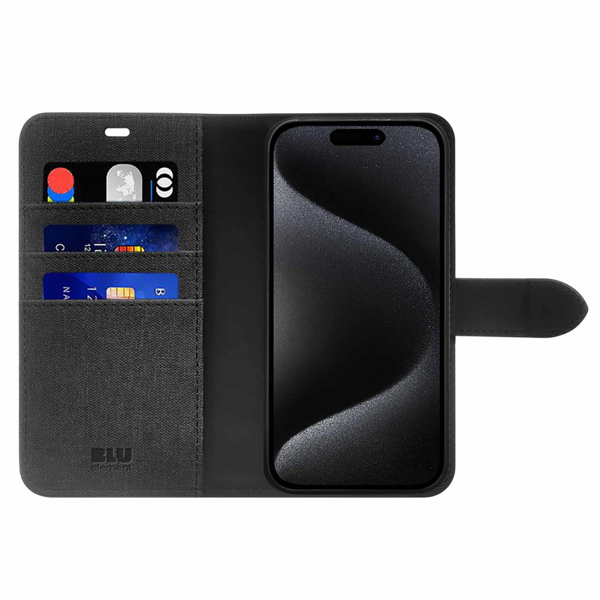 Blu Element BEF217B1 Étui Folio 2-in-1 Noir pour iPhone 17